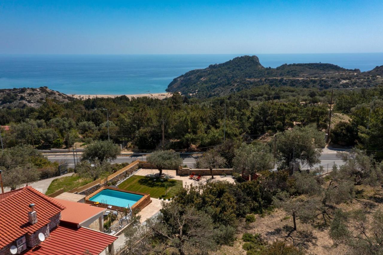 Sea Rock Villa Rodos Архангелос Экстерьер фото